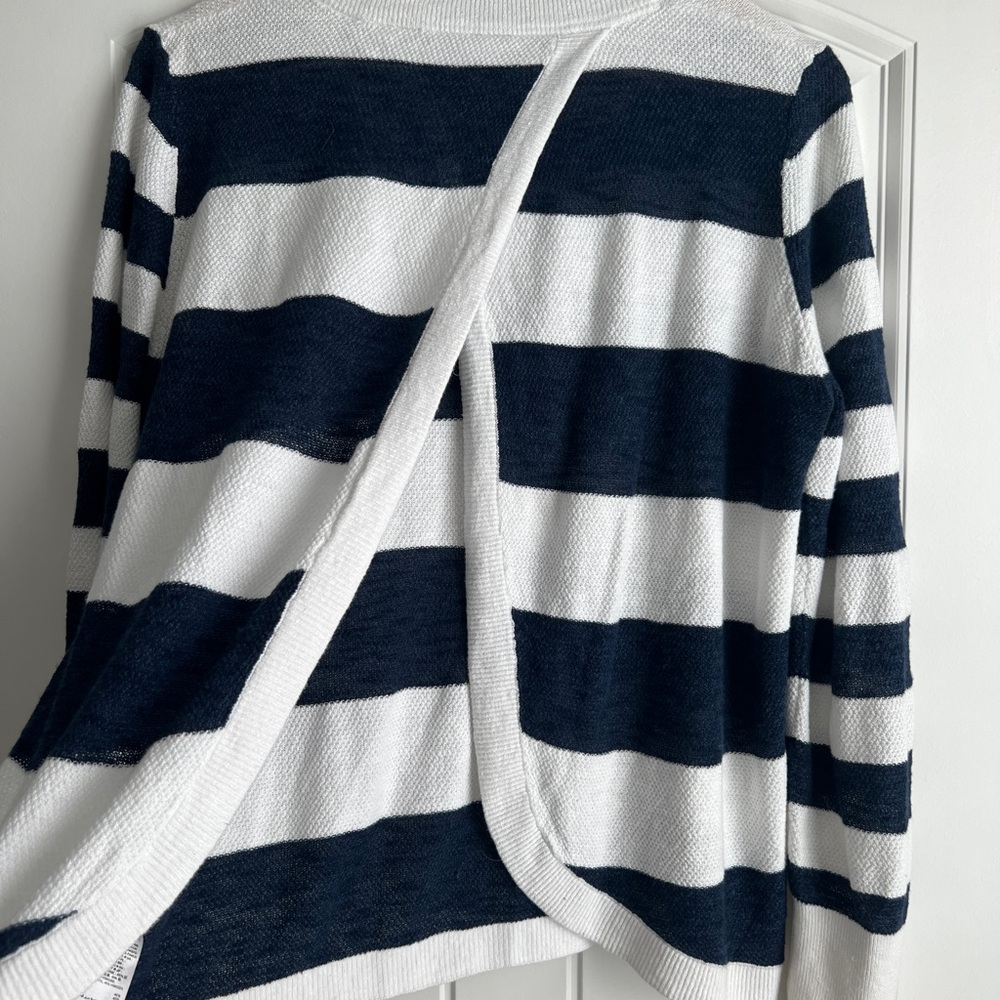 Banana Republic Striped Crew Neck Sweater - Picture 4 of 5